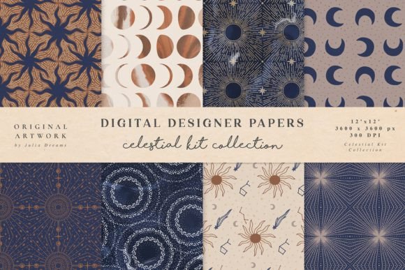 Celestial Kit: Seamless Patterns for Modern Design