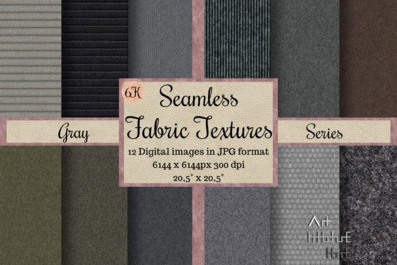 Elevate Your Designs with Seamless Fabric Textures - Gray Series