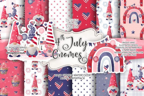 Patriotic Patterns for Modern Design Projects