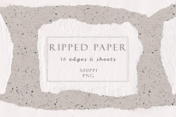 Ripped Watercolor Paper Pack: Add Organic Texture to Your Designs